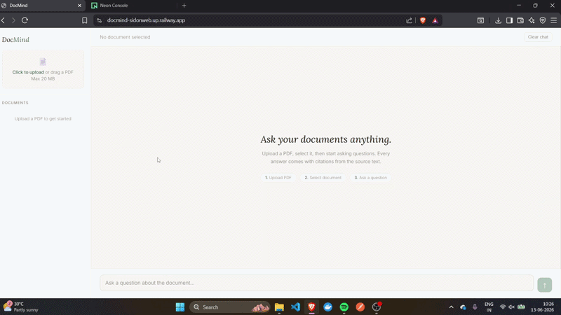 DocMind preview